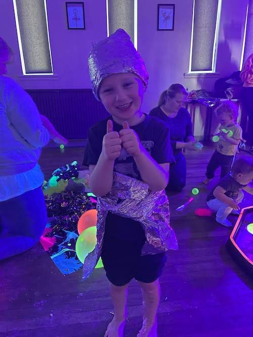 toddlers having messy fun