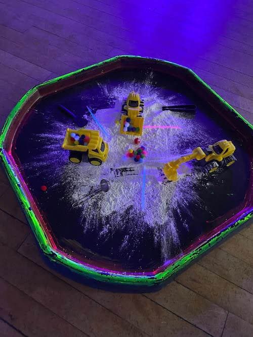 toddlers having messy fun