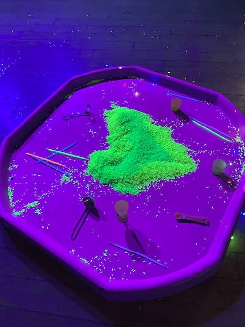 toddlers having messy fun